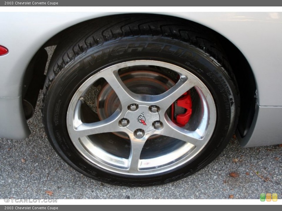 2003 Chevrolet Corvette Coupe Wheel and Tire Photo #62258737