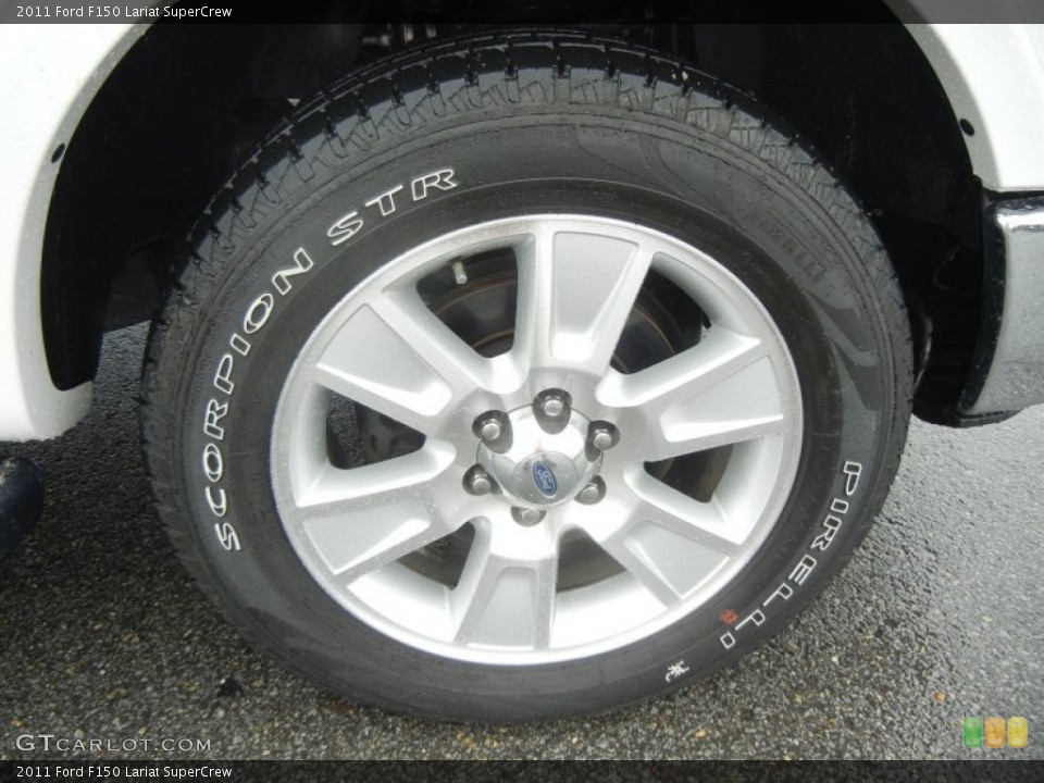 2011 Ford F150 Lariat SuperCrew Wheel and Tire Photo #62263567
