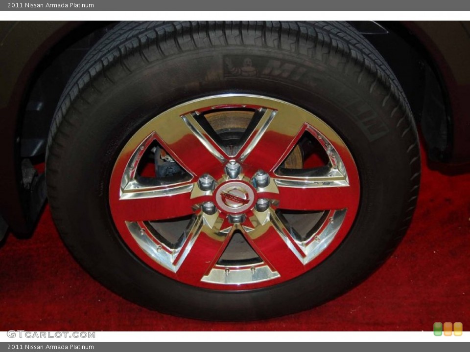 2011 Nissan Armada Platinum Wheel and Tire Photo #62269888