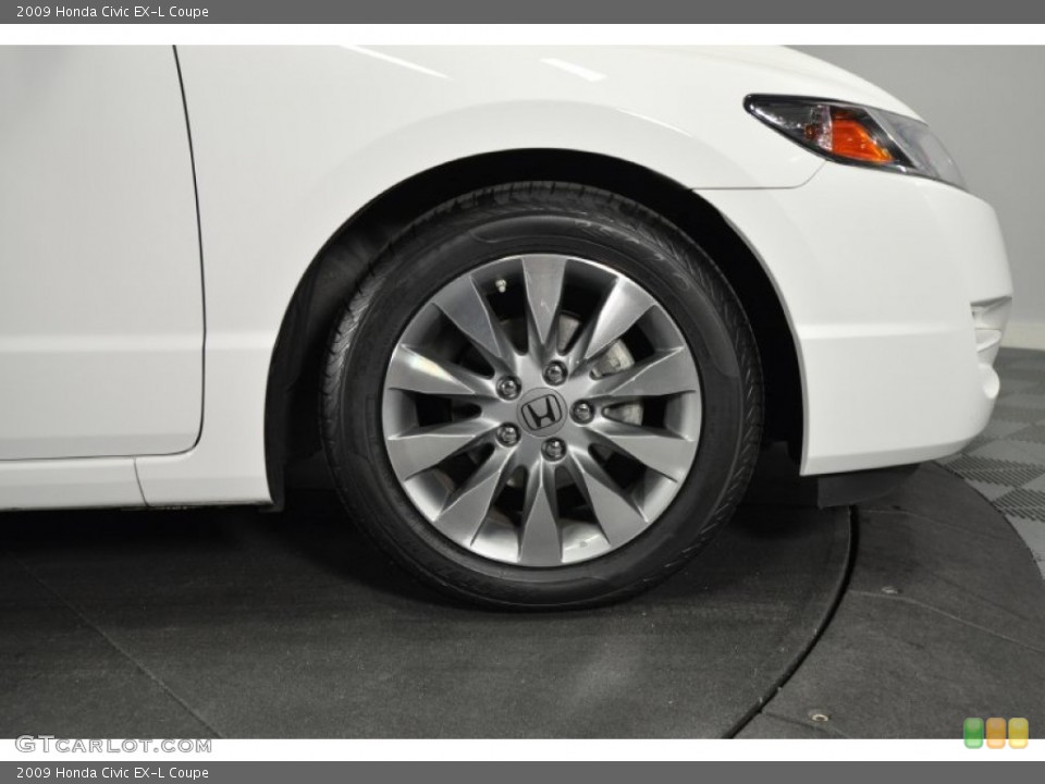 2009 Honda Civic EX-L Coupe Wheel and Tire Photo #62275963