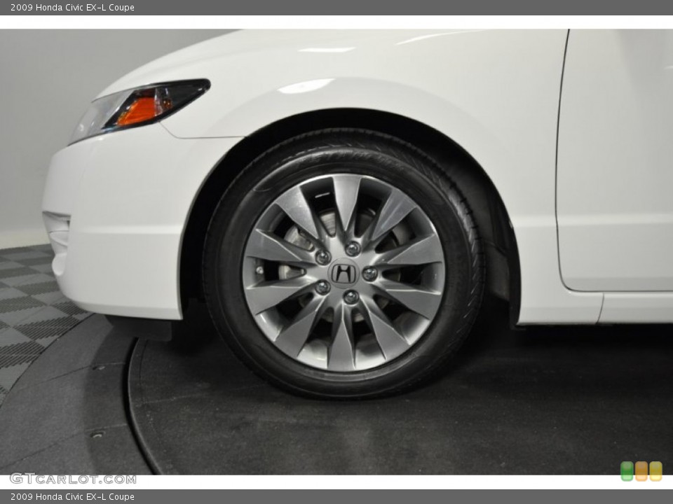 2009 Honda Civic EX-L Coupe Wheel and Tire Photo #62275972