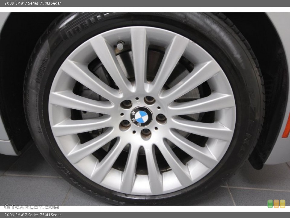 2009 BMW 7 Series 750Li Sedan Wheel and Tire Photo #62279455