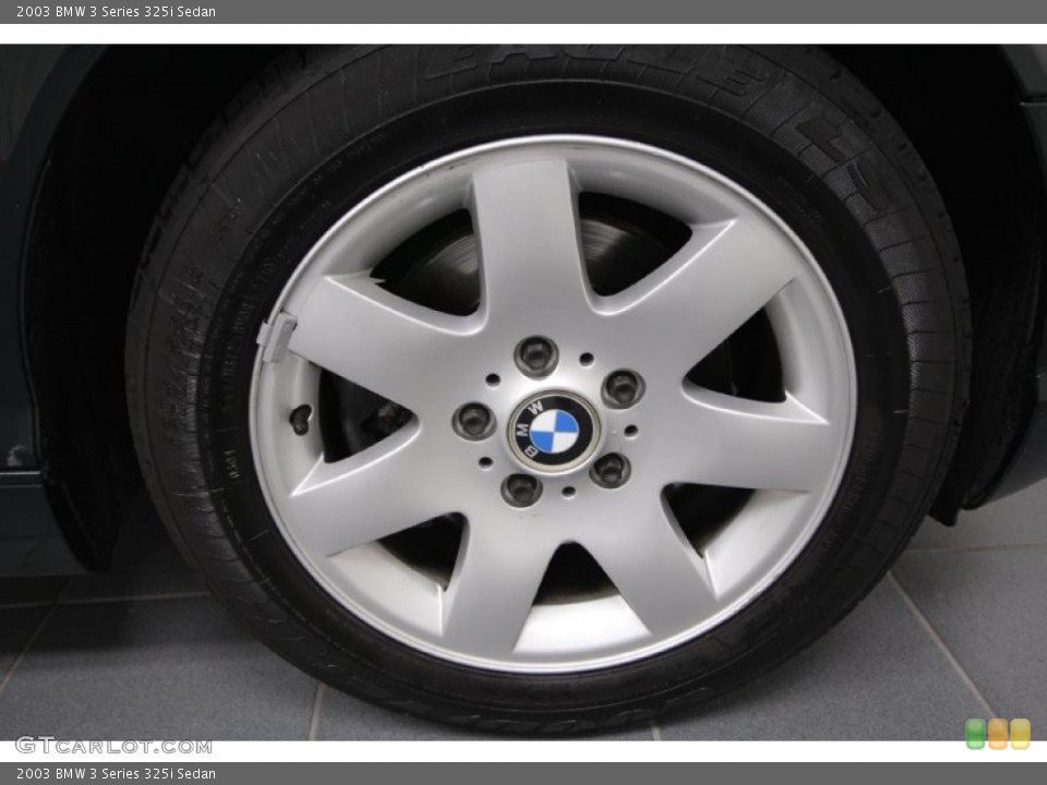 2003 BMW 3 Series 325i Sedan Wheel and Tire Photo #62283857