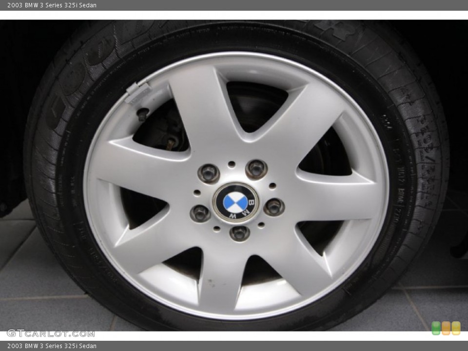 2003 BMW 3 Series 325i Sedan Wheel and Tire Photo #62283881