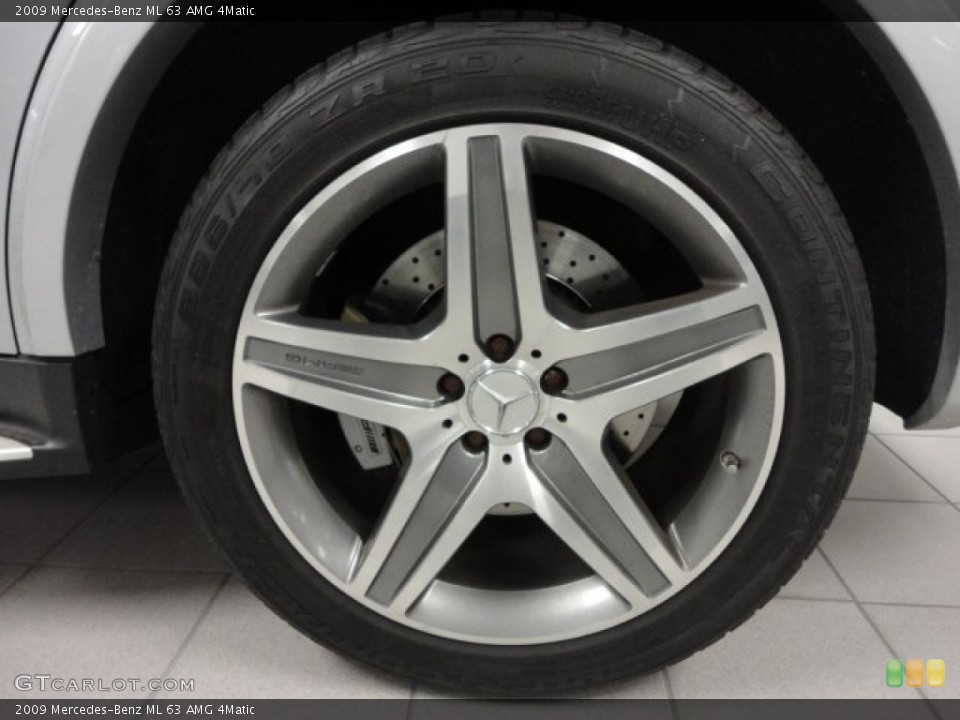 2009 Mercedes-Benz ML 63 AMG 4Matic Wheel and Tire Photo #62287304