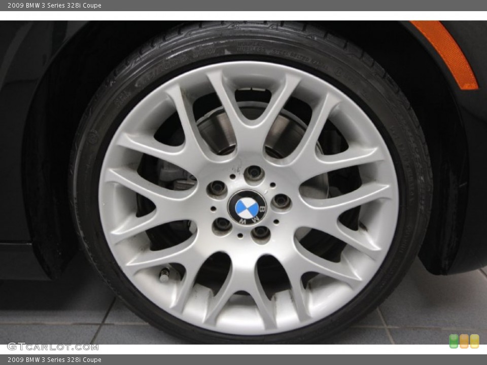 2009 BMW 3 Series 328i Coupe Wheel and Tire Photo #62288354