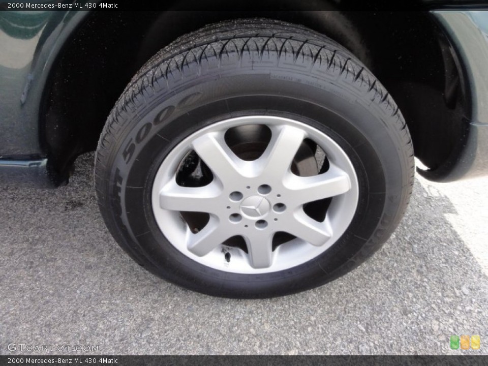 2000 Mercedes-Benz ML 430 4Matic Wheel and Tire Photo #62296175