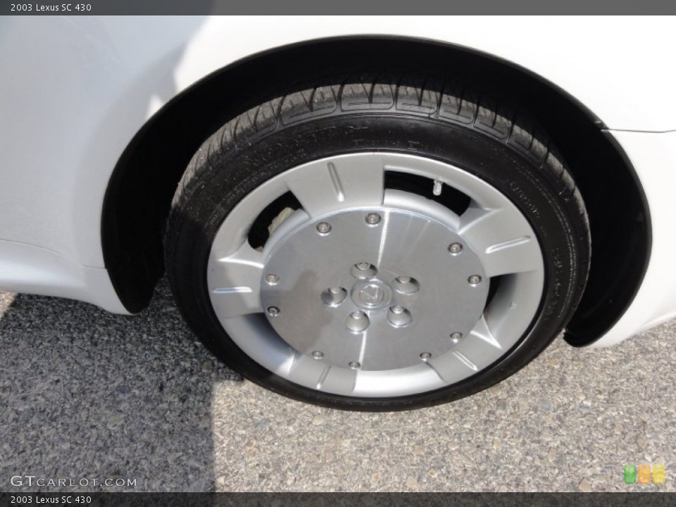 2003 Lexus SC 430 Wheel and Tire Photo #62297873