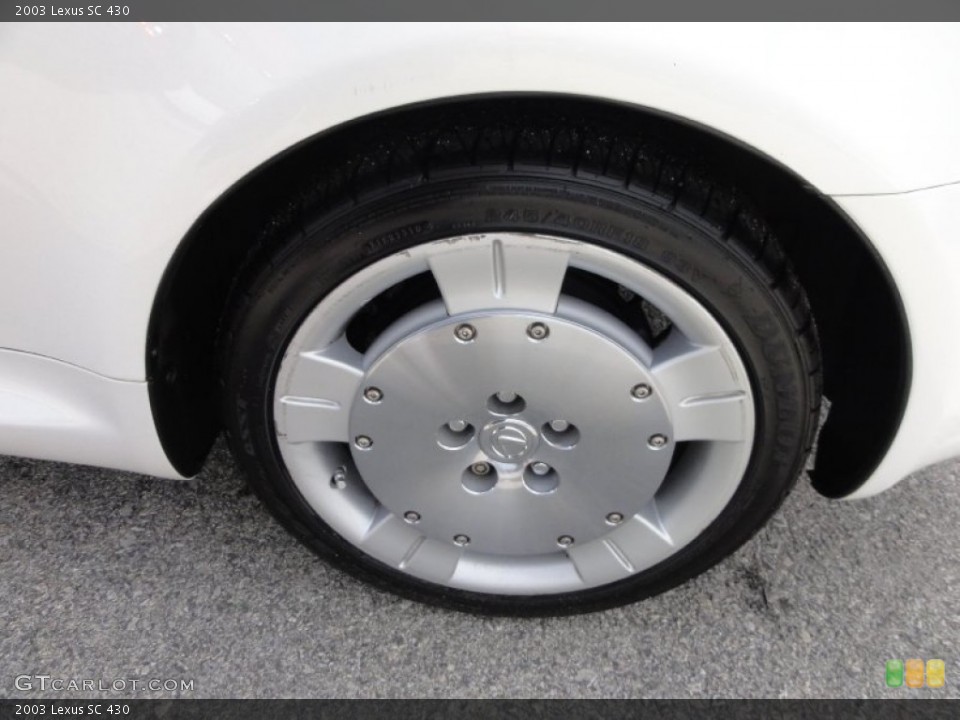 2003 Lexus SC 430 Wheel and Tire Photo #62297936