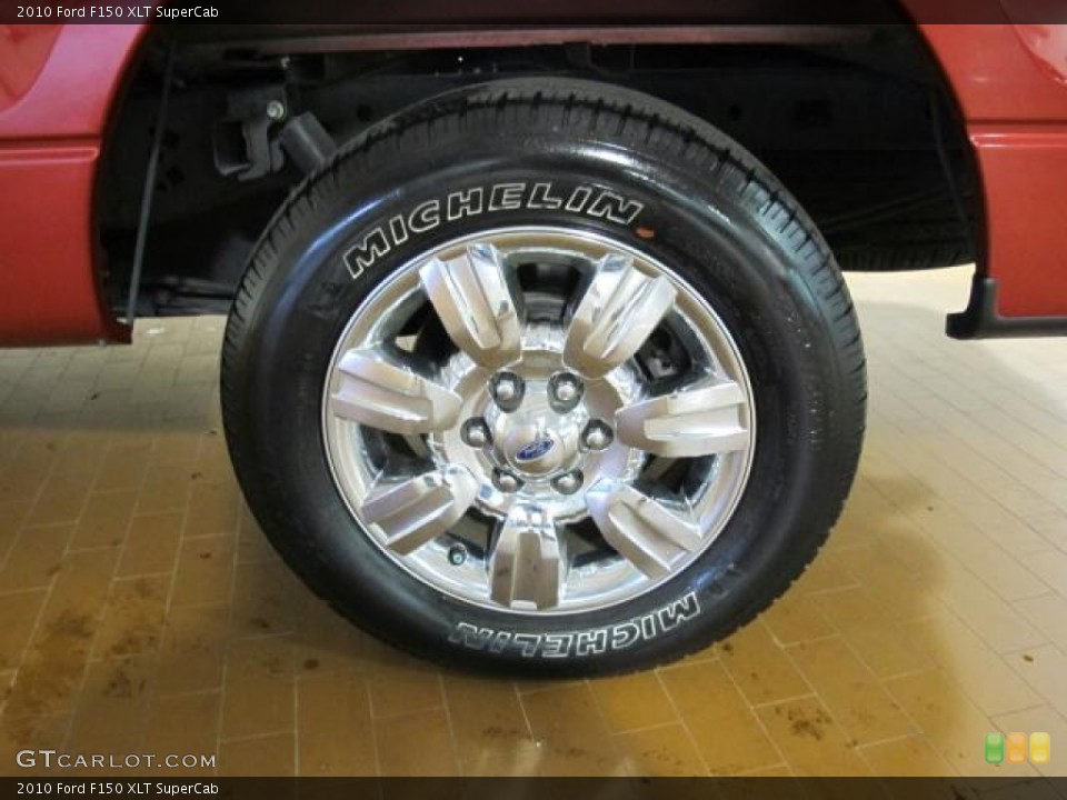 2010 Ford F150 XLT SuperCab Wheel and Tire Photo #62308700