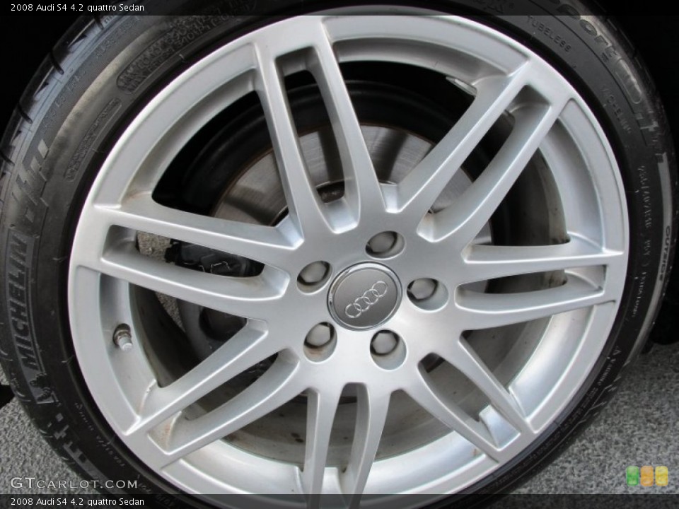 2008 Audi S4 4.2 quattro Sedan Wheel and Tire Photo #62320135