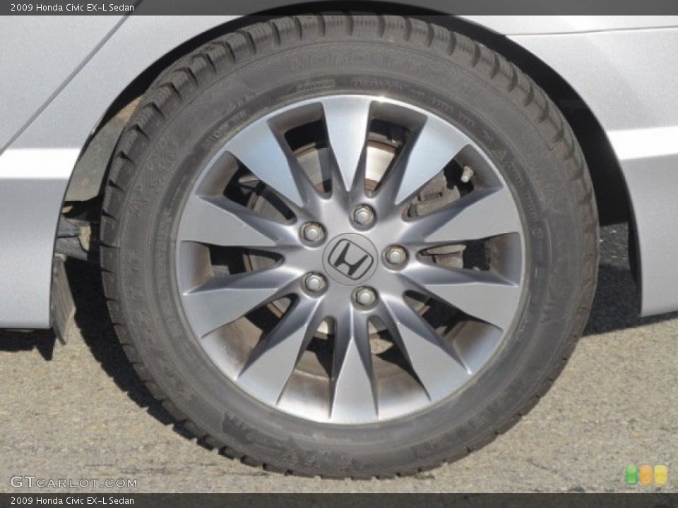 2009 Honda Civic EX-L Sedan Wheel and Tire Photo #62328894