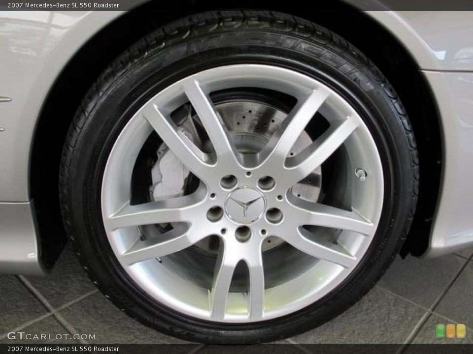 2007 Mercedes-Benz SL 550 Roadster Wheel and Tire Photo #62339378