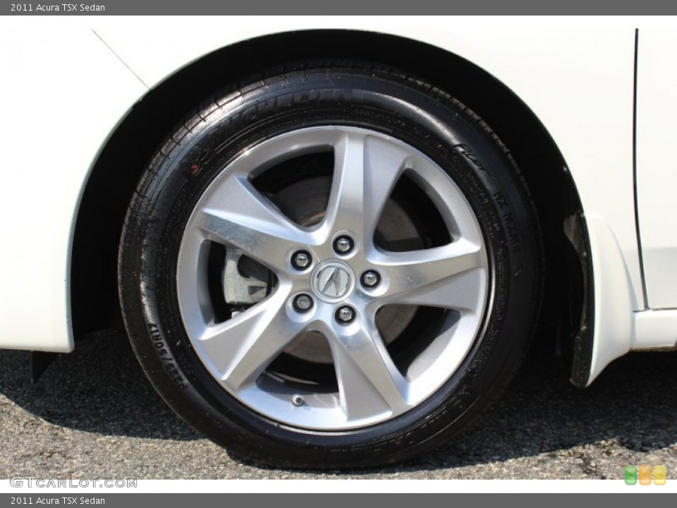 2011 Acura TSX Sedan Wheel and Tire Photo #62340707