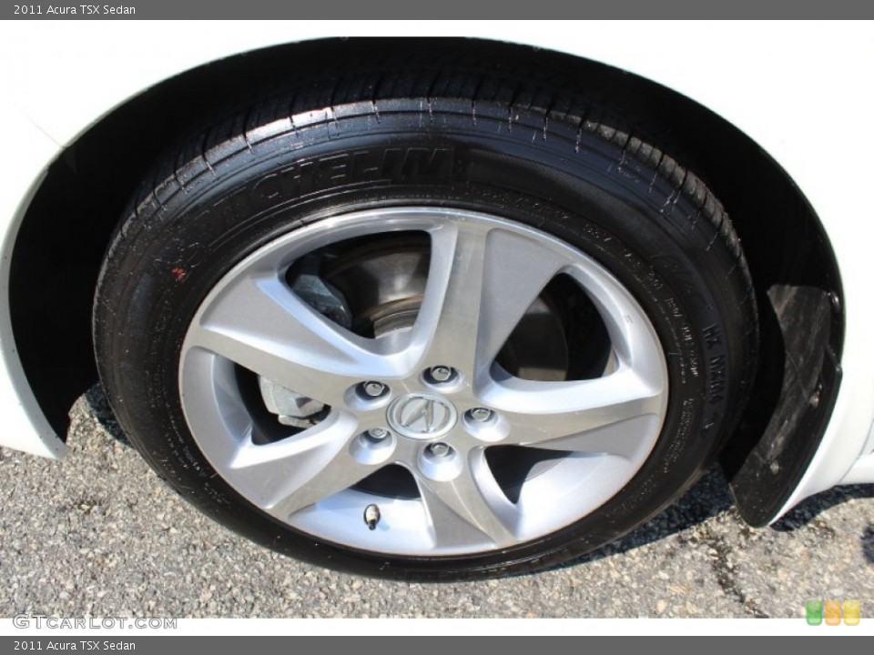 2011 Acura TSX Sedan Wheel and Tire Photo #62340718