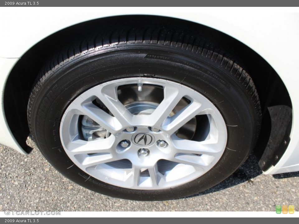 2009 Acura TL 3.5 Wheel and Tire Photo #62341616
