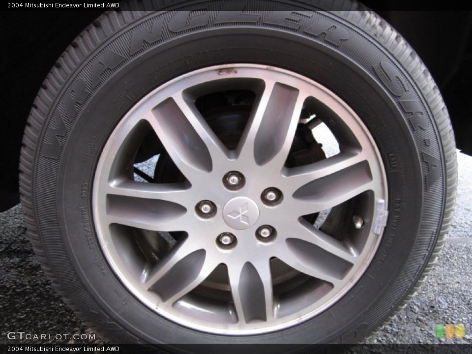 2004 Mitsubishi Endeavor Limited AWD Wheel and Tire Photo #62342039