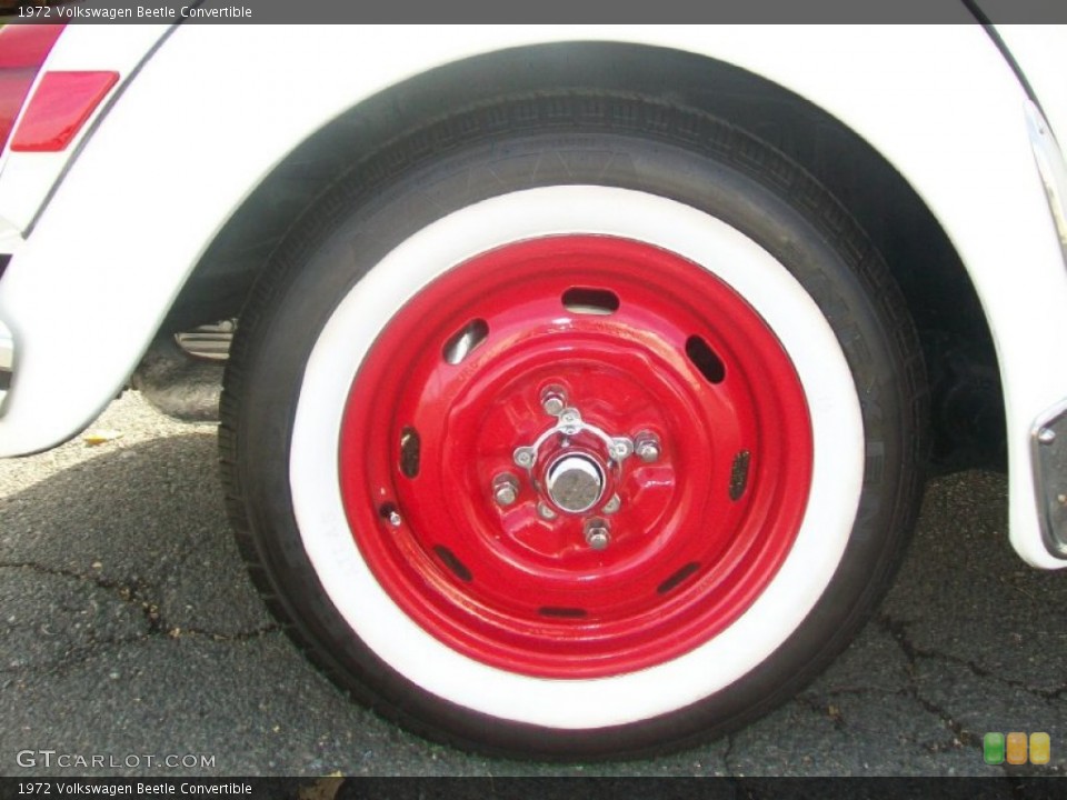 1972 Volkswagen Beetle Convertible Wheel and Tire Photo #62343205
