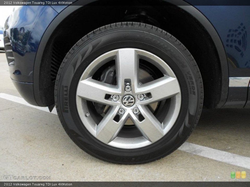 2012 Volkswagen Touareg TDI Lux 4XMotion Wheel and Tire Photo #62345000