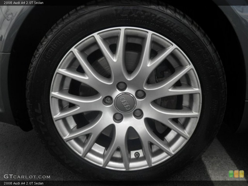 2008 Audi A4 2.0T Sedan Wheel and Tire Photo #62346925