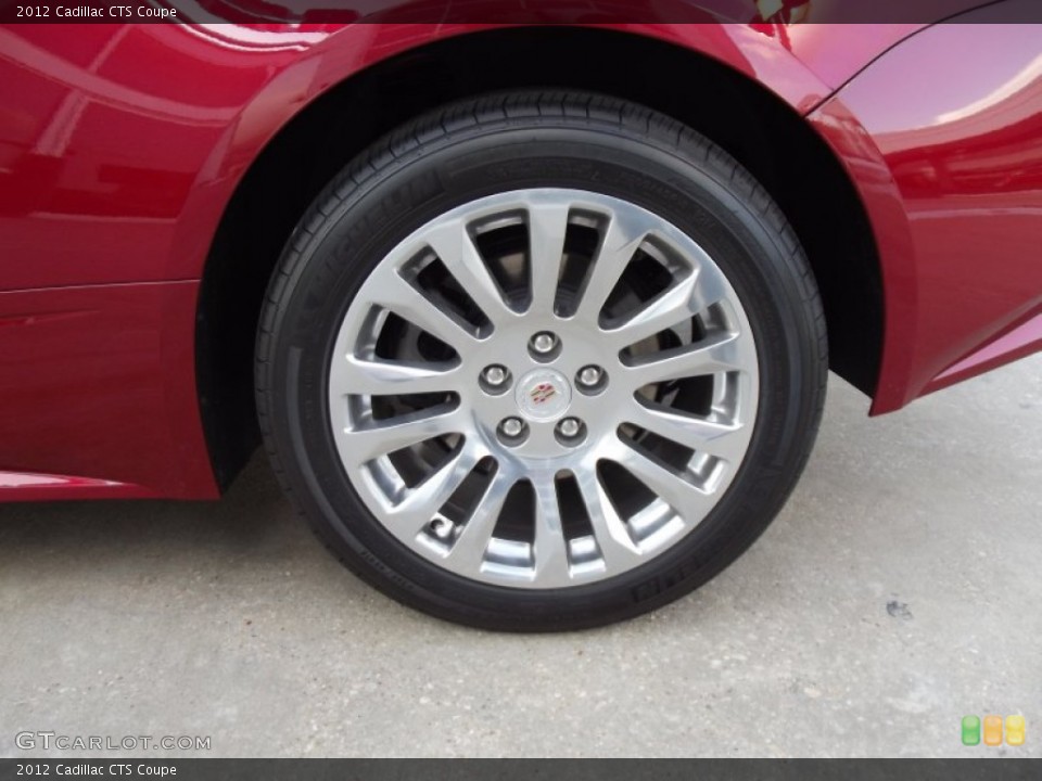 2012 Cadillac CTS Coupe Wheel and Tire Photo #62350736
