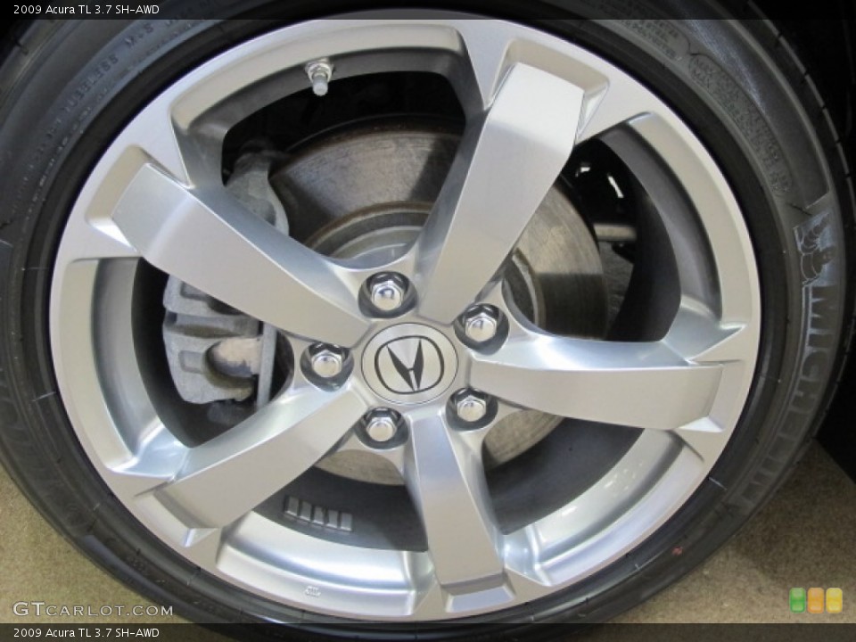 2009 Acura TL 3.7 SH-AWD Wheel and Tire Photo #62350799