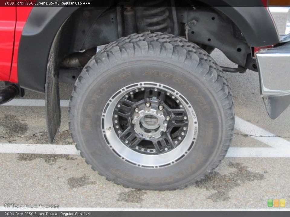 2009 Ford F250 Super Duty Custom Wheel and Tire Photo #62355749