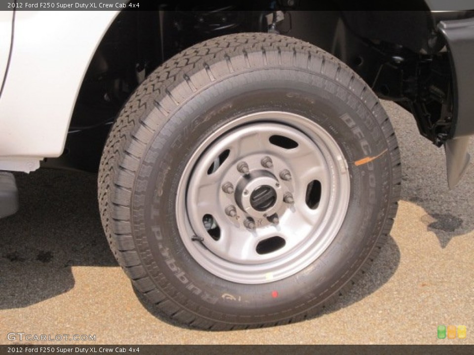 2012 Ford F250 Super Duty XL Crew Cab 4x4 Wheel and Tire Photo #62356181