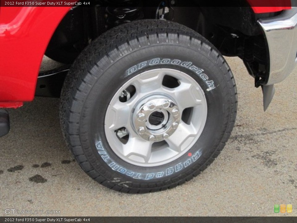 2012 Ford F350 Super Duty XLT SuperCab 4x4 Wheel and Tire Photo #62357058