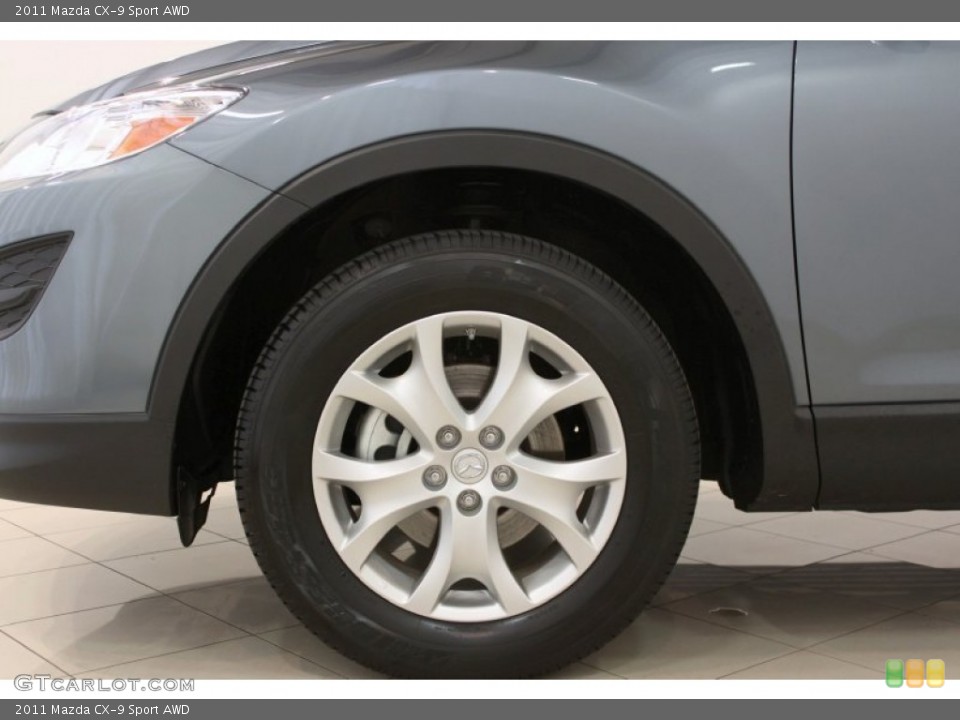 2011 Mazda CX-9 Sport AWD Wheel and Tire Photo #62358492