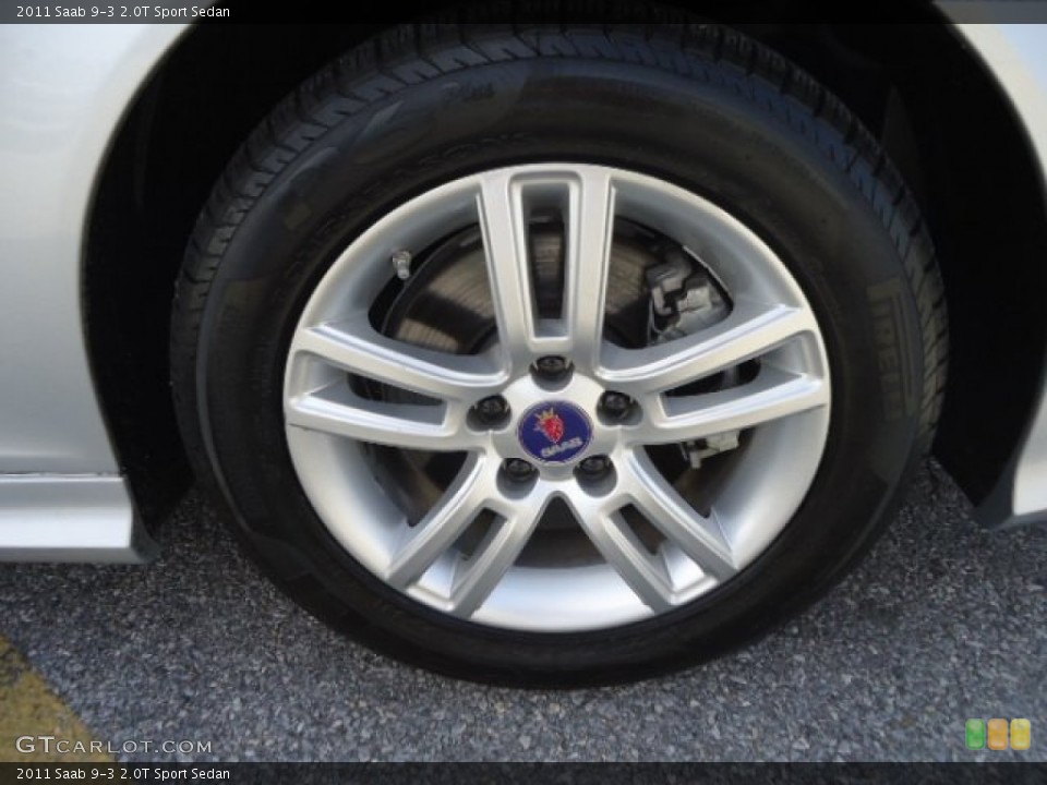 2011 Saab 9-3 2.0T Sport Sedan Wheel and Tire Photo #62359251