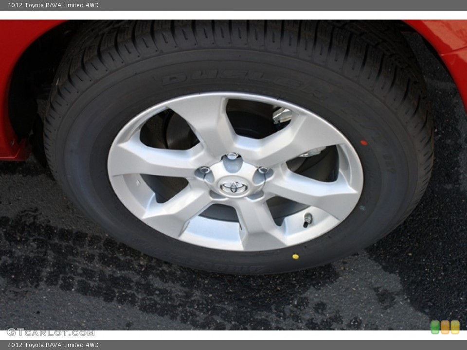 2012 Toyota RAV4 Limited 4WD Wheel and Tire Photo #62360952