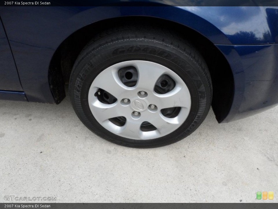 2007 Kia Spectra EX Sedan Wheel and Tire Photo #62363444