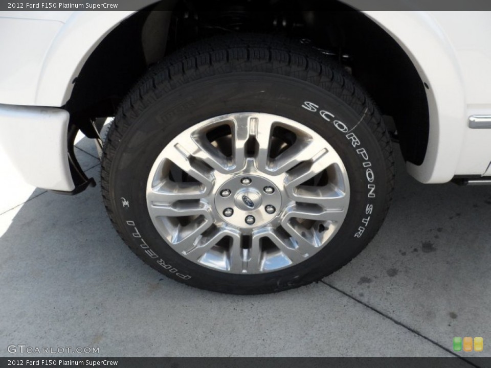 2012 Ford F150 Platinum SuperCrew Wheel and Tire Photo #62368140