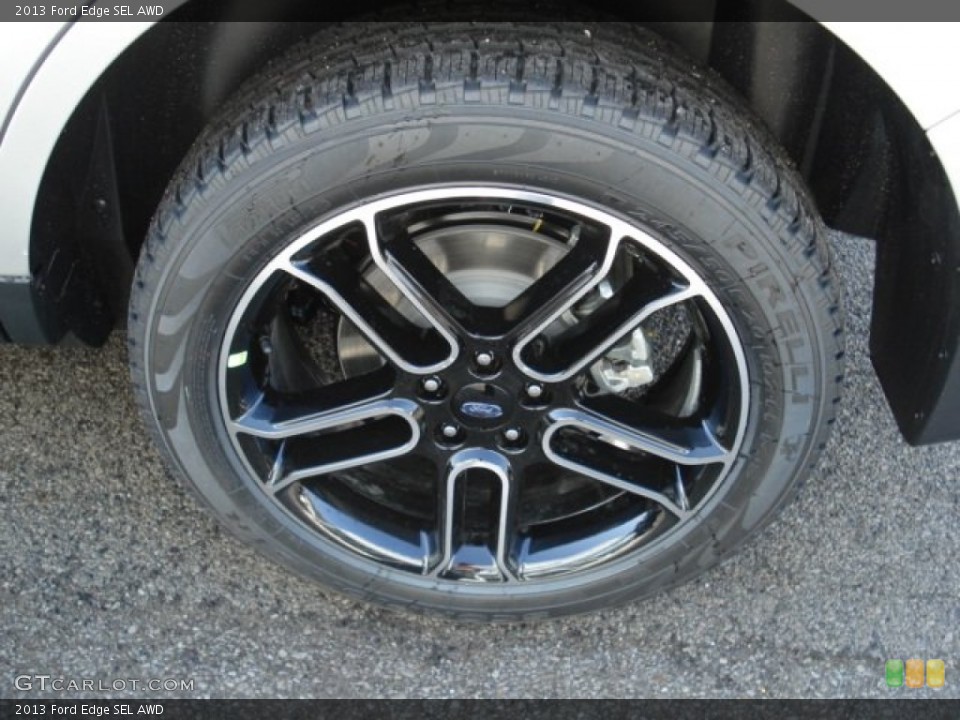2013 Ford Edge SEL AWD Wheel and Tire Photo #62375724