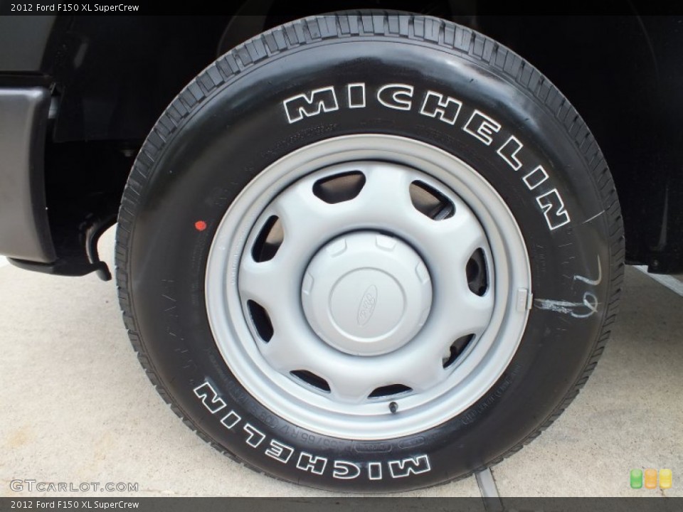 2012 Ford F150 XL SuperCrew Wheel and Tire Photo #62380009