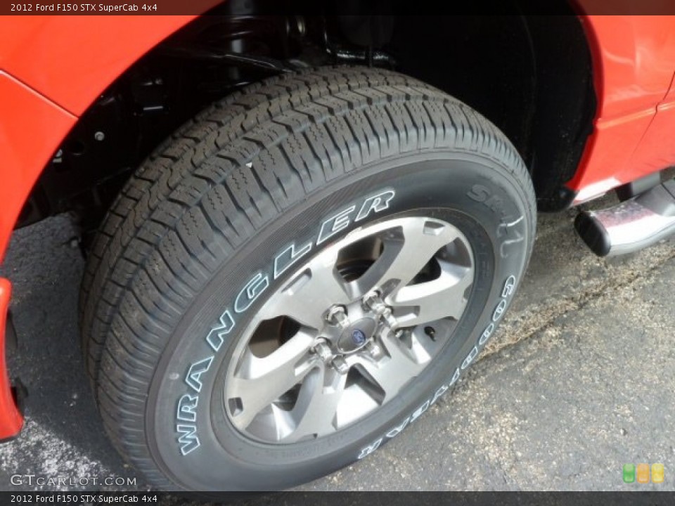 2012 Ford F150 STX SuperCab 4x4 Wheel and Tire Photo #62380815