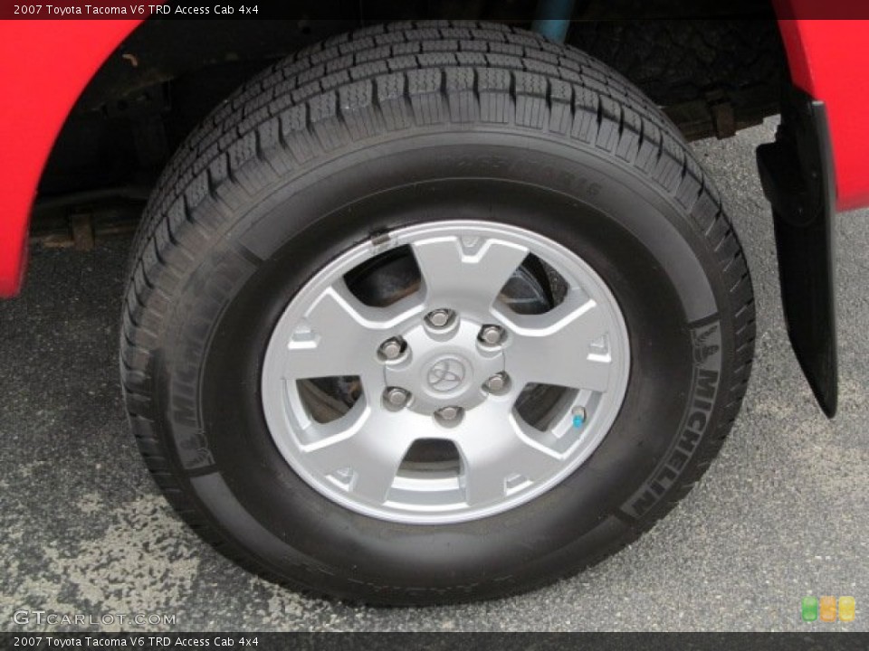 2007 Toyota Tacoma V6 TRD Access Cab 4x4 Wheel and Tire Photo #62382996