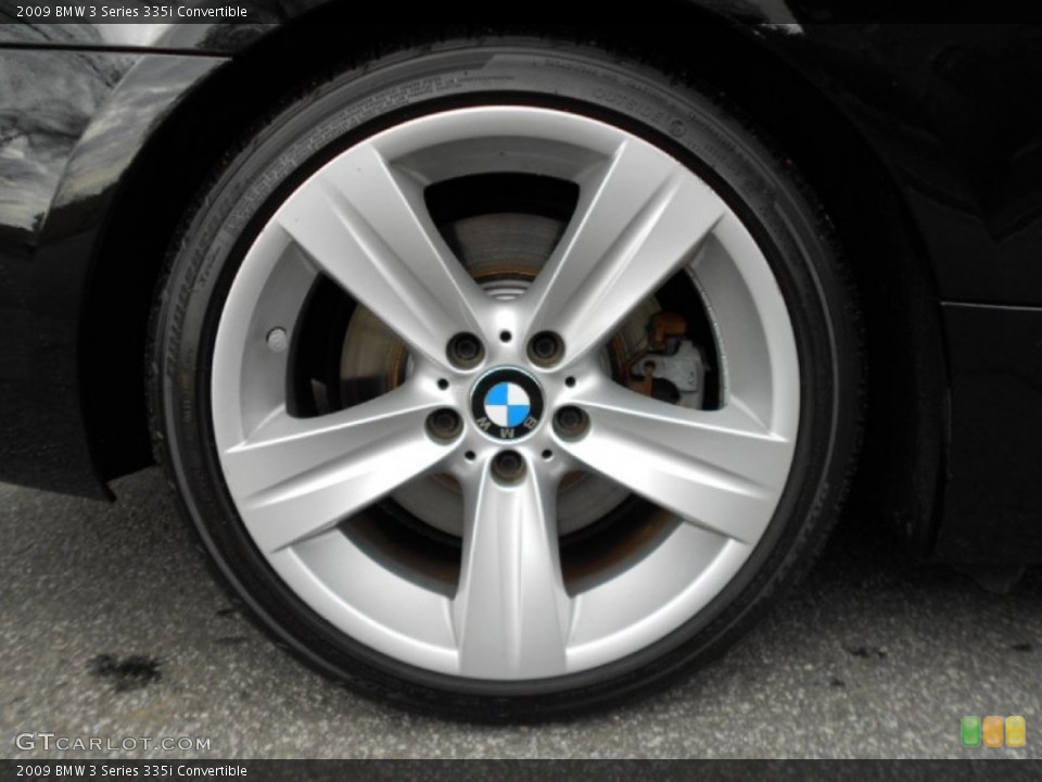 2009 BMW 3 Series 335i Convertible Wheel and Tire Photo #62388304