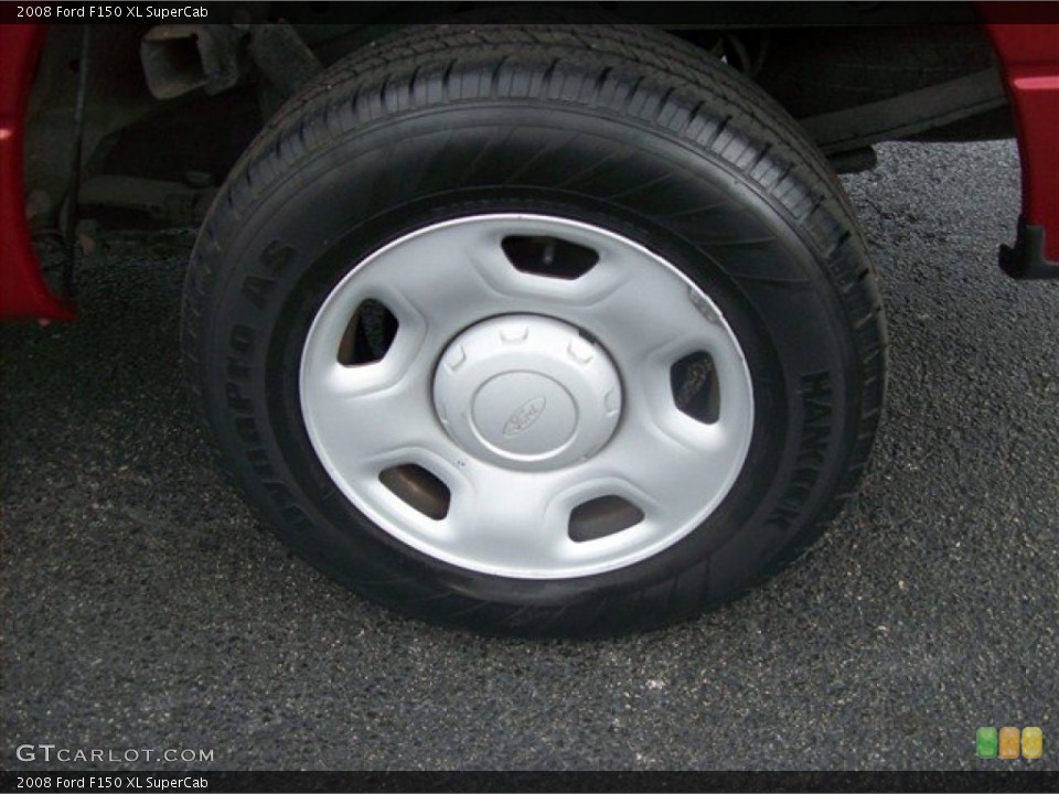 2008 Ford F150 XL SuperCab Wheel and Tire Photo #62394320