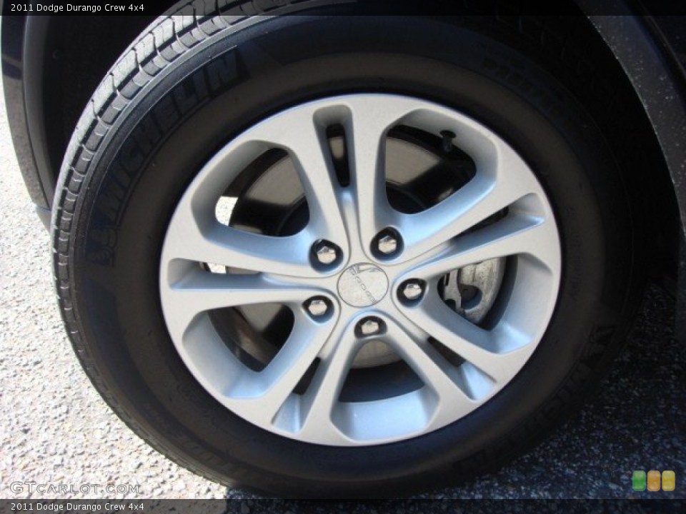2011 Dodge Durango Crew 4x4 Wheel and Tire Photo #62396244