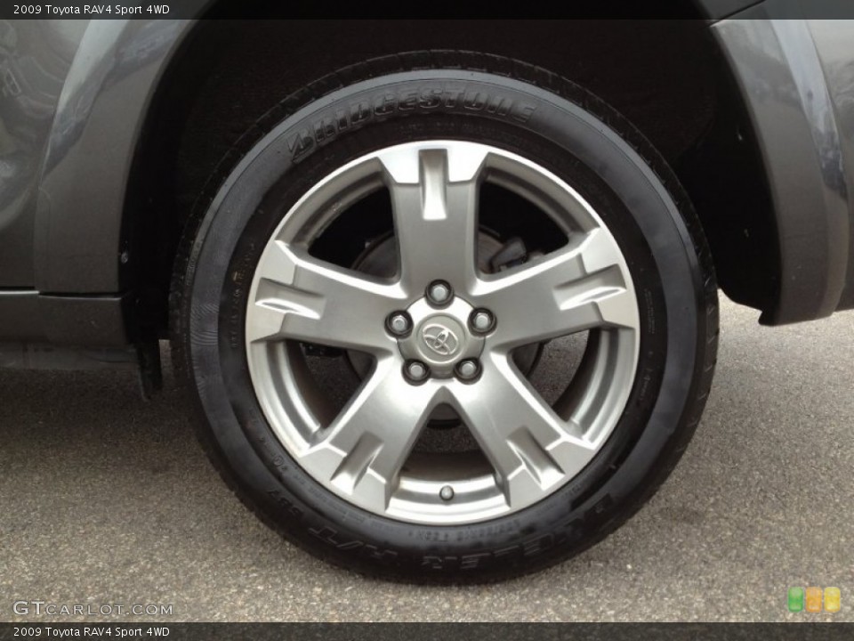 2009 Toyota RAV4 Sport 4WD Wheel and Tire Photo #62399712