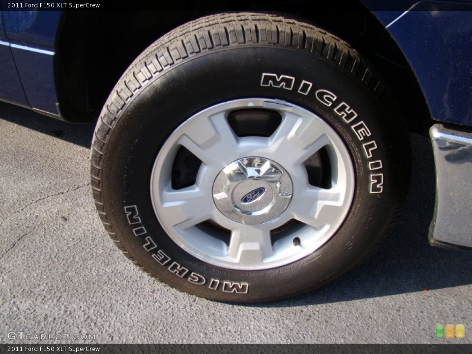 2011 Ford F150 XLT SuperCrew Wheel and Tire Photo #62405064