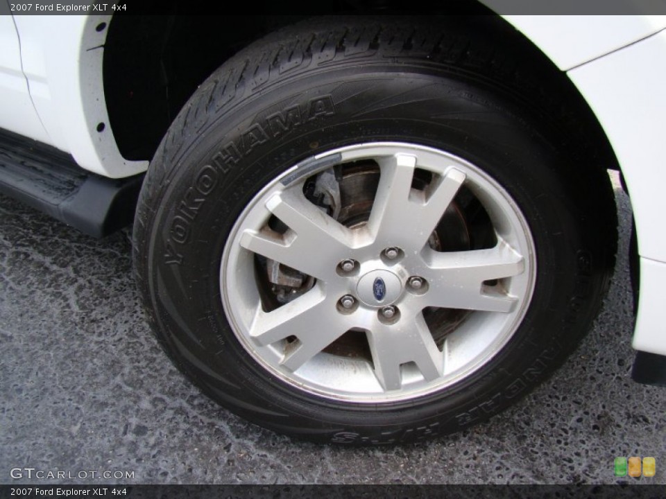 2007 Ford Explorer XLT 4x4 Wheel and Tire Photo #62405610