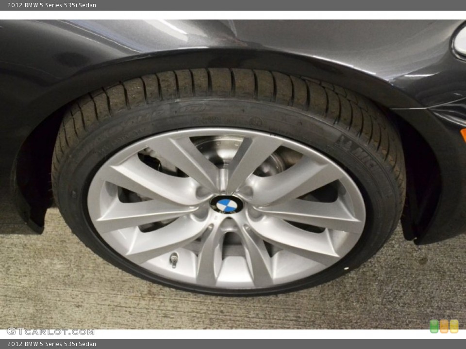2012 BMW 5 Series 535i Sedan Wheel and Tire Photo #62412681