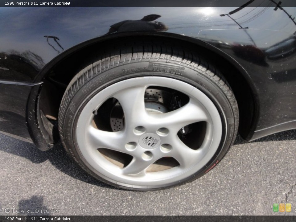 1998 Porsche 911 Carrera Cabriolet Wheel and Tire Photo #62416161
