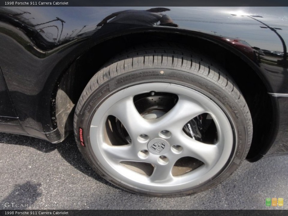 1998 Porsche 911 Carrera Cabriolet Wheel and Tire Photo #62416171