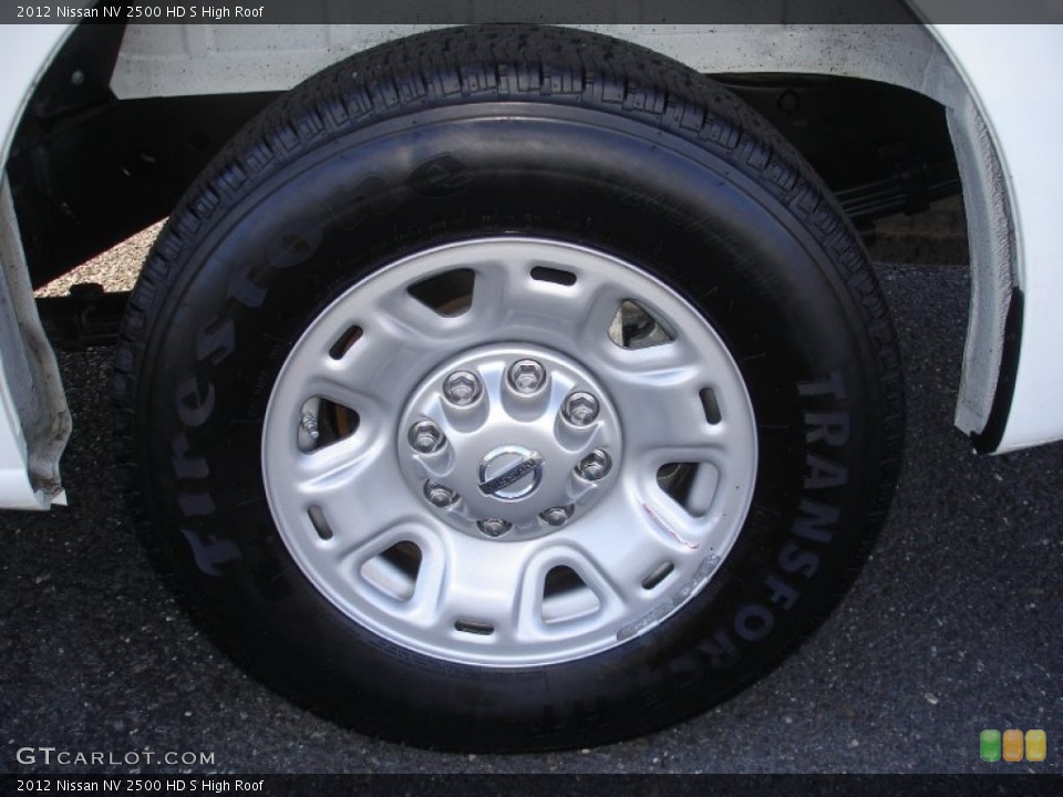 2012 Nissan NV 2500 HD S High Roof Wheel and Tire Photo #62417667
