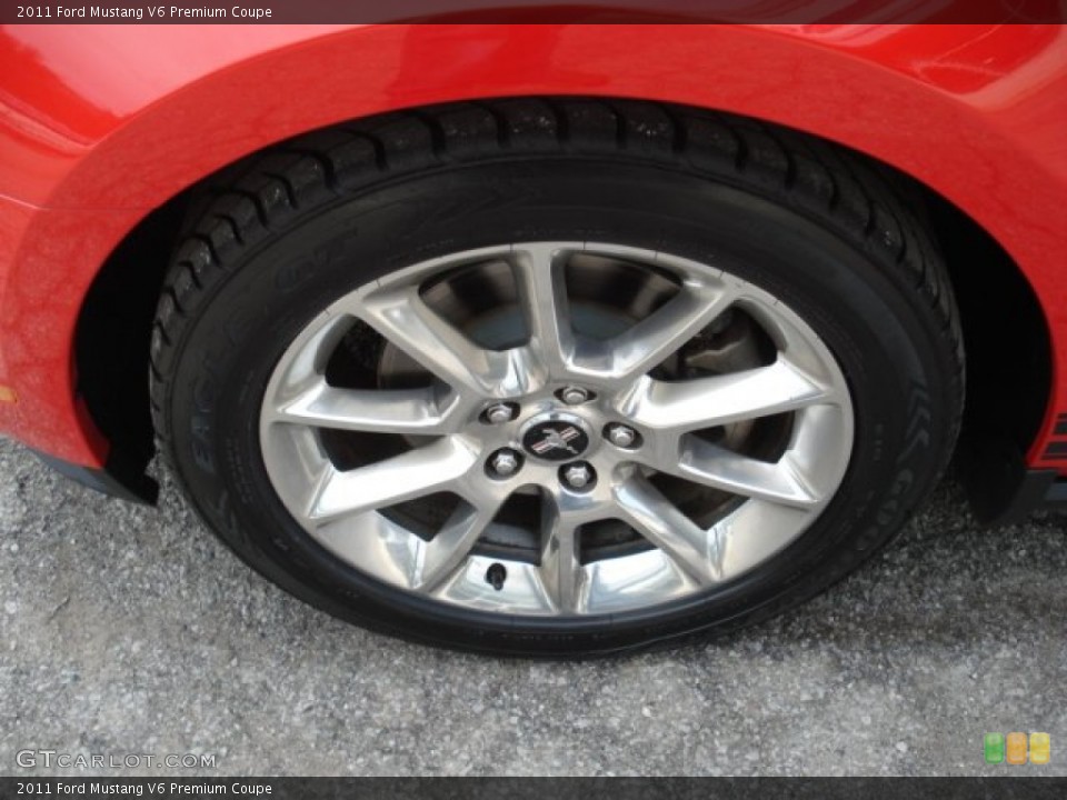 2011 Ford Mustang V6 Premium Coupe Wheel and Tire Photo #62418438