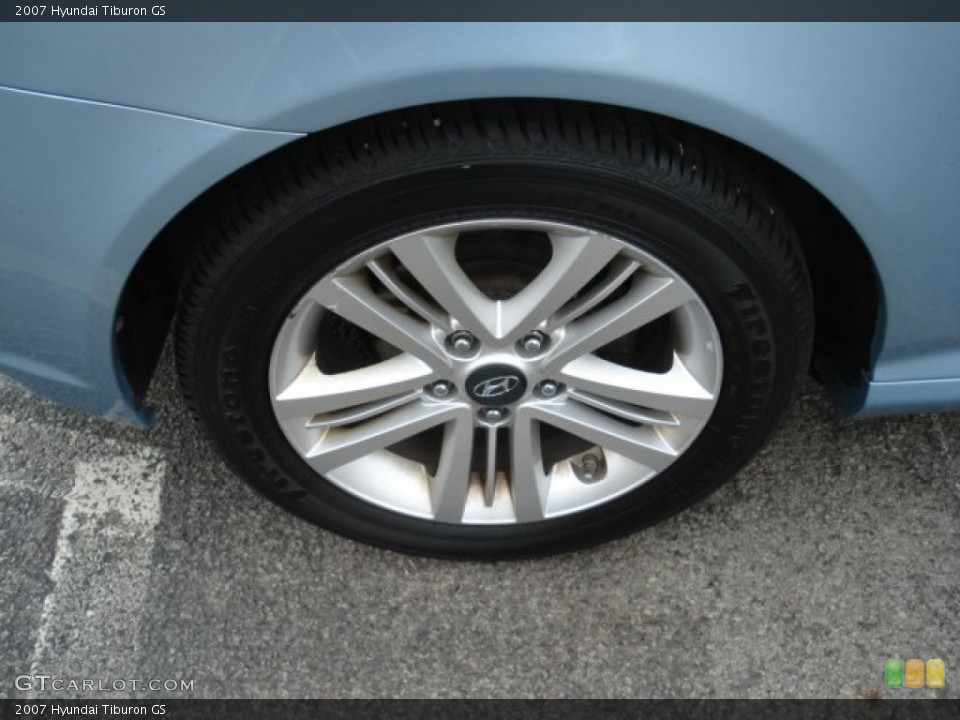 2007 Hyundai Tiburon GS Wheel and Tire Photo #62418624
